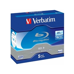 BD-R medij Verbatim Blu-Ray 25 GB, 6x, 5 kosov