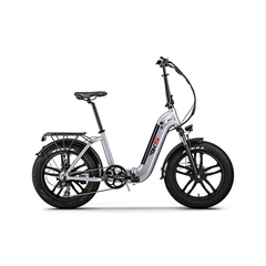 Električno kolo RKS RV-10 Fatbike, srebrn