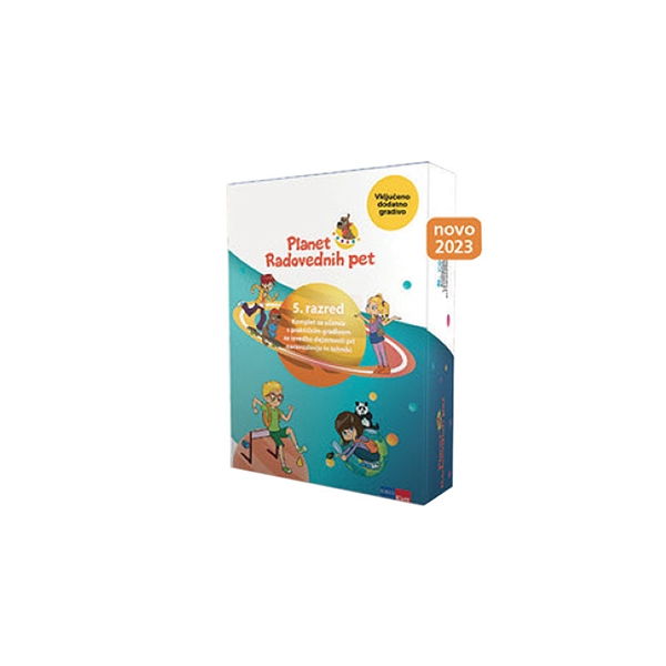 PLANET RADOVEDNIH PET 5, KOMPLET PETIH SAM. DZ + GRADIVO ZA NIT