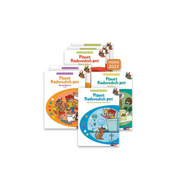 PLANET RADOVEDNIH PET 5, MALI KOMPLET