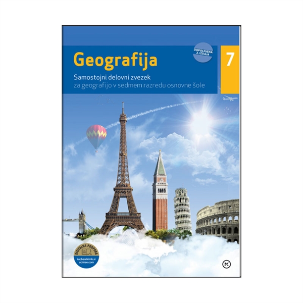 GEOGRAFIJA 7, SAMOSTOJNI DELOVNI ZVEZEK 2. IZDAJA