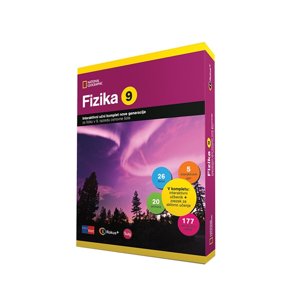 FIZIKA 9 iROKUS+, INTERAKTIVNI UČNI KOMPLET