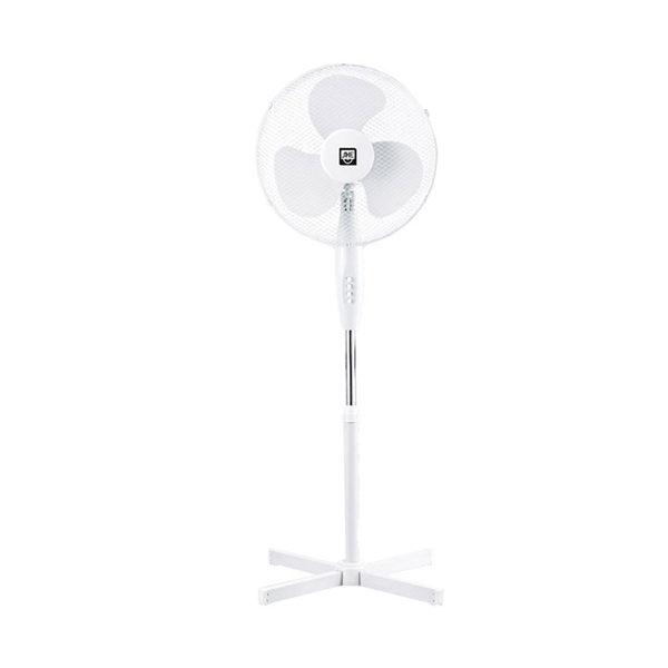 Ventilator s podstavkom She, 40 cm, bel