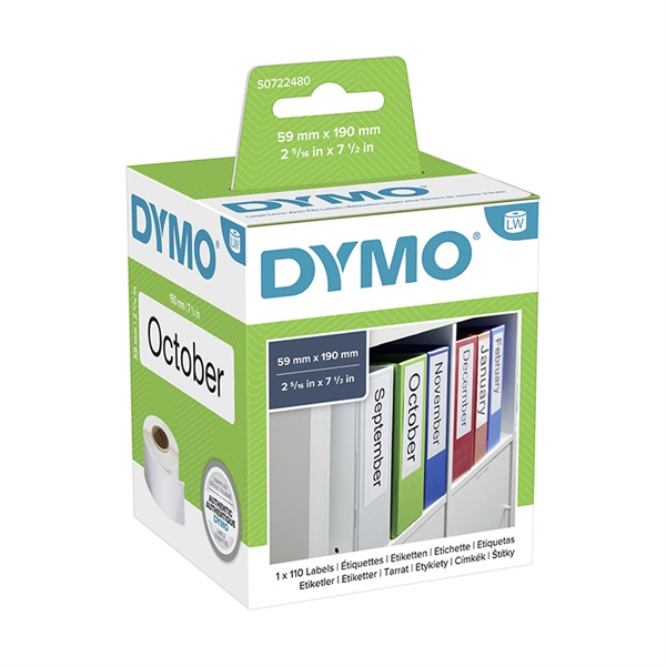 Nalepke Dymo (durable), 59 x 190 mm, original