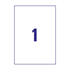 Etikete Zweckform L7567-25, prozorne
