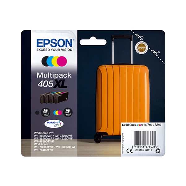 Komplet črnil Epson 405XL (BK/C/M/Y), original