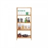 Regal Songmics, 4 delni, (130 x 26 x 60 cm), bambus