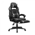 Gaming stol Songmics OBG073B03, črno siv