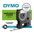 Trak Dymo D1 409100, 9 mm / 7 m (črno/prozoren), original