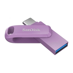 USB ključ SanDisk Ultra Dual GO, 128 GB, vijoličen