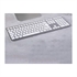 Tipkovnica Cherry KW 9100 Slim, za Mac, srebrna, brezžična, polnilna