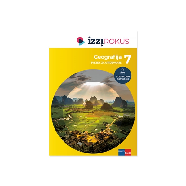 IZZIROKUS GEOGRAFIJA 7, zvezek za utrjevanje + digitalni dostop