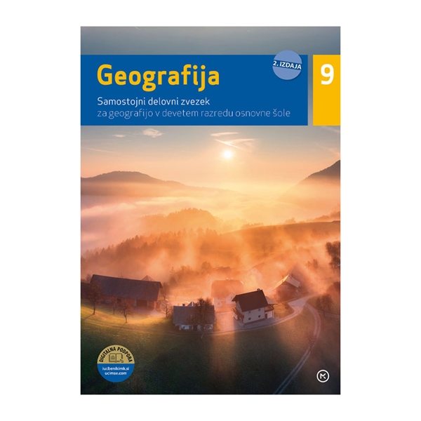 GEOGRAFIJA 9, SAMOSTOJNI DELOVNI ZVEZEK S KODO
