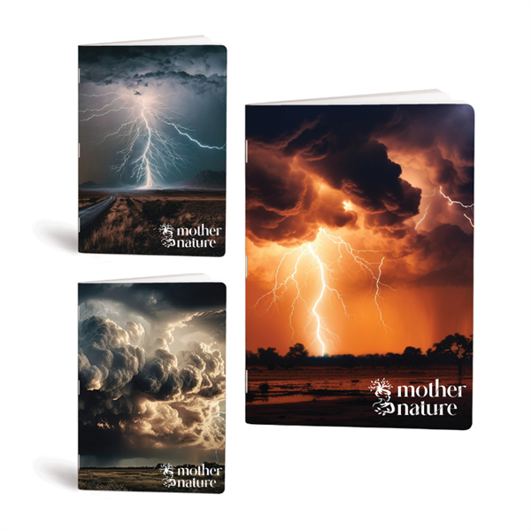 Zvezek A4 Rucksack Only, Storm, brezčrtni, 52 listov, sortirano