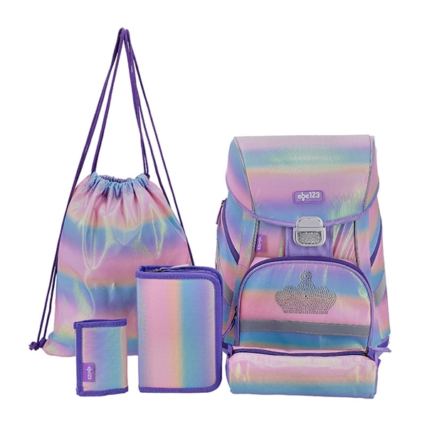 Prvošolski set ABC123 Fashion Mavrica (5-delni)