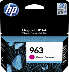 Poškodovana embalaža: kartuša HP 3JA24AE nr.963 (škrlatna), original
