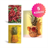 Zvezek A4 Rucksack Only, Fruits, brezčrtni, 52 listov, sortirano, 5 kosov