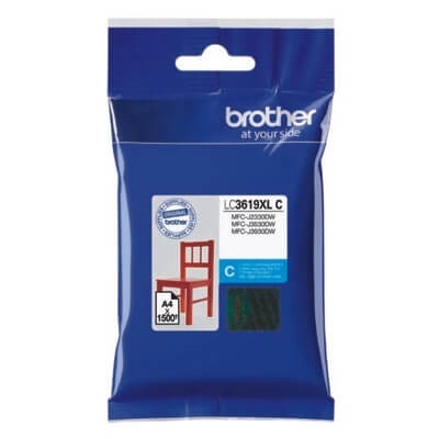 Poškodovana embalaža: kartuša Brother LC3619XLC (modra), original - kratek rok uporabe (11/2024)