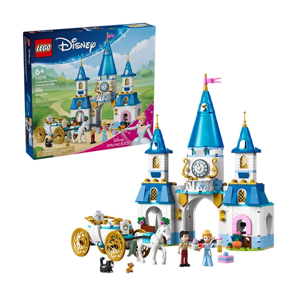 LEGO Disney: Pepelkin grad in kočija s konjsko vprego