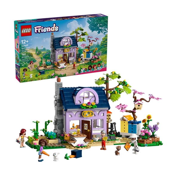 LEGO Friends: Čebelarjeva hiša in cvetlični vrt