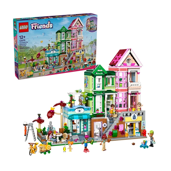 LEGO Friends: Stanovanja in trgovine v Heartlake Cityju
