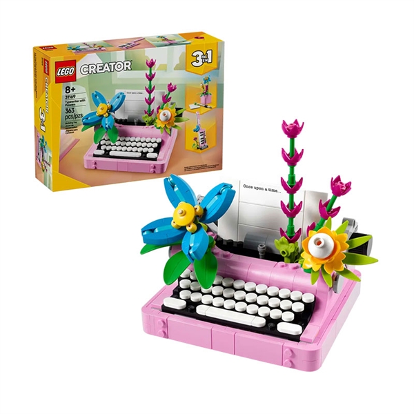 LEGO Creator 3in1: Pisalni stroj s cvetlicami