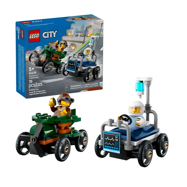 LEGO City: Paket dirkalnih vozil letalo proti bolniški postelji