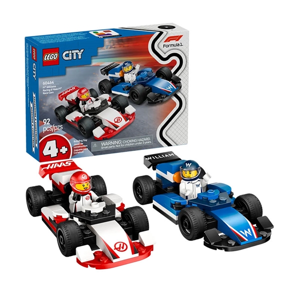 LEGO City: Dirkalnika Williams Racing F1 in Haas F1