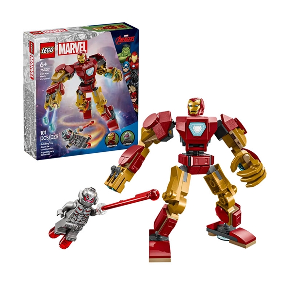 LEGO Marvel: Robotski oklep Iron Man proti Ultronu