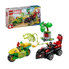 LEGO Marvel: Pregon z dino vozili Spin in Elektro