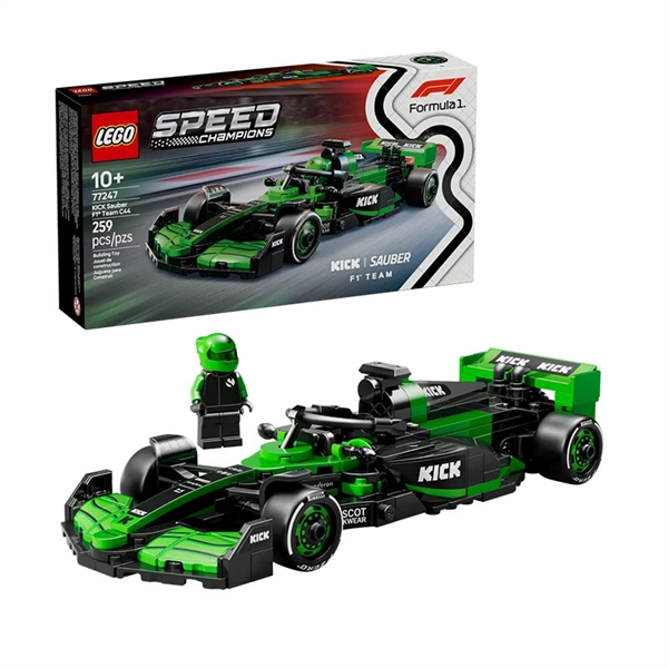 LEGO Speed Champions: Dirkalni avtomobil KICK Sauber F1 Team C44