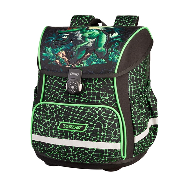 Ergonomska šolska torba Target GT Click Dino Explorer, anatomic