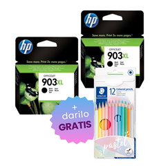 Komplet kartuš HP T6M15AE nr.903XL (črna), original, 2 kosa + DARILO GRATIS
