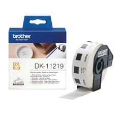 Etikete Brother DK-11219, 12 mm, 1200 kosov, original