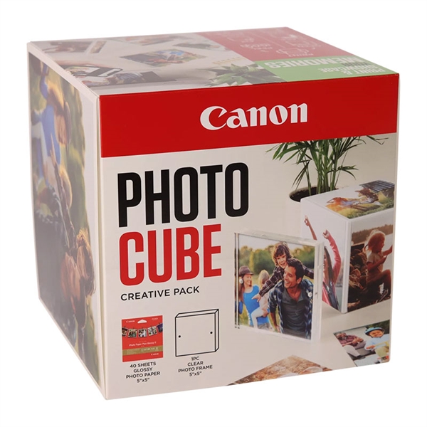 Foto kocka Canon Creative Pack s foto papirjem in okvirjem, zelena