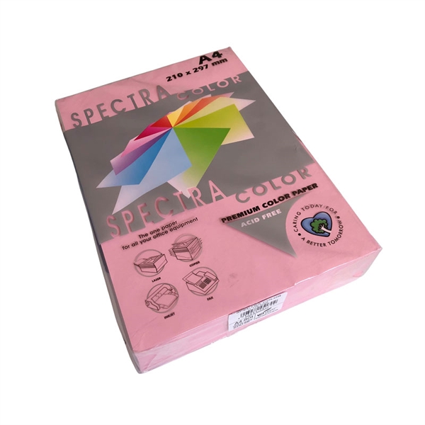 Barvni fotokopirni papir A4, pastelno roza (pastel pink), 100 listov, 160 gramov