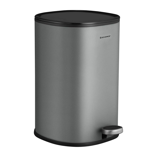 Koš za smeti Songmics, 5 L, siv