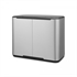 Koš za smeti Brabantia Bo Pedal Bin, 3x 11 L, srebrn