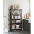 Regal Songmics GLR030B21, 5 delni, (150 x 75 x 30 cm), črn
