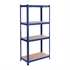 Regal Songmics GLR44Q, 4 delni, (160 x 80 x 40 cm), moder