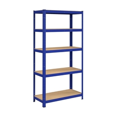 Regal Songmics GLR40Q, 5 delni, (180 x 90 x 40 cm), moder