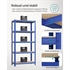 Regal Songmics GLR040Q01, 4 delni, (180 x 90 x 40 cm), moder