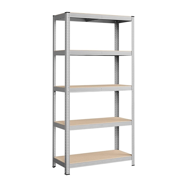 Regal Songmics GLR40SV, 5 delni, (180 x 90 x 40 cm), srebrn