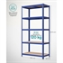 Regal Songmics GLR050Q01, 5 delni, (200 x 100 x 50 cm), moder