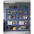 Regal Songmics GLR050Q01, 5 delni, (200 x 100 x 50 cm), moder