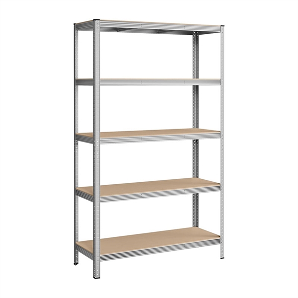 Regal Songmics GLR060E01, 5 delni, (200 x 120 x 60 cm), srebrn