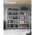 Regal Songmics GLR060E01, 5 delni, (200 x 120 x 60 cm), srebrn