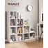 Regal Vasagle z 10 odprtimi predali, bel