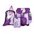 Prvošolski set ABC123 Samorog (3-delni), vijoličen