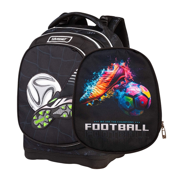Ergonomski šolski nahrbtnik Target Superlight 2 Face Football Champion